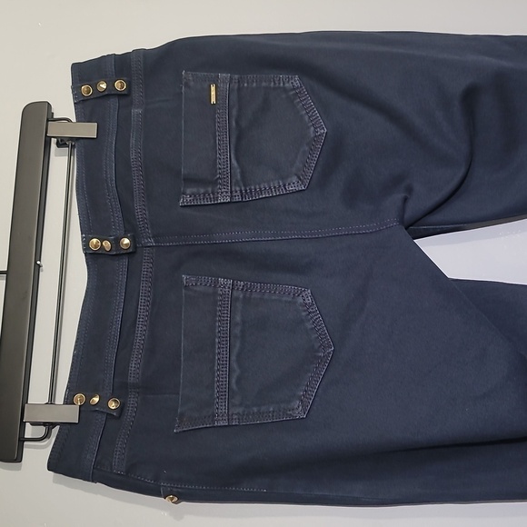 FENDI Studded Dark Wash Straight Leg Jeans - Picture 8 of 11